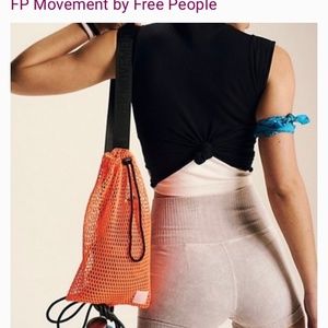 FP Collection Movement X Free People Mini Mesh Sling Bag Orange