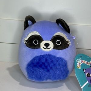 NWT Durango the Fox Squishmallows 5” Periwinkle and purple fuzzy belly