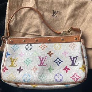 Louis Vuitton Murakami Multicolore Pochette FULL SET