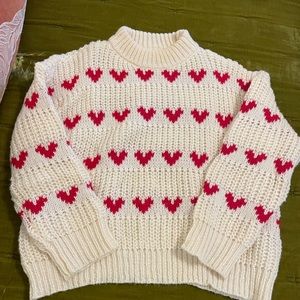 Boxy Heart Sweater