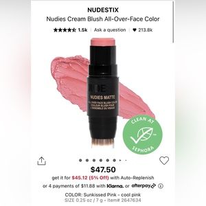 EUC Nudestix Nudies Matte in Sunkissed Pink