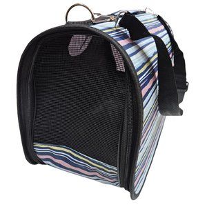Pet Carrier for Cat, Dog or Other Pets, Stripe Print
