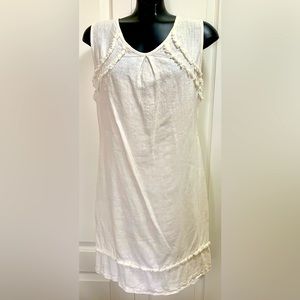 Lavinia Temple Linen Dress Italy Sz. M