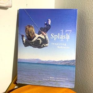 Splash 17 Inspiring Subjects Watercolor Hardcover Book by Rachel Rubin W