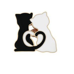 New Cute funny little Cartoon Cat kitten Enamel Pin/Brooch for clothes bags