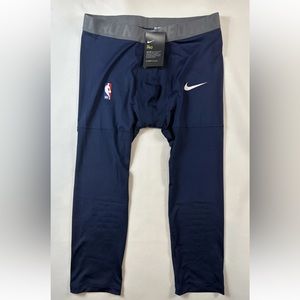 Nike Pro Authentic NBA Player Issue 3/4 Compression Tights AT9764-419 NWT