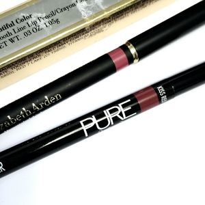 2pc Set Elizabeth Arden Blush Lip Liner & Pure Kiss Red Liner