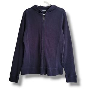 🟡 Michael Kors Zip Up Sweatshirt Hoodie 100% Cotton Size Large