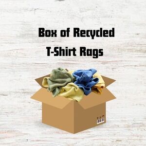 10LBS of Recycled Tshirt Rags