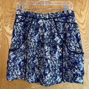 Anthropologie Lilu Silk Mini Skirt