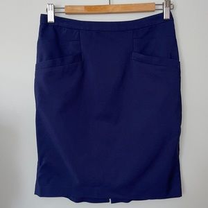 H&M Blue Skirt with Pockets