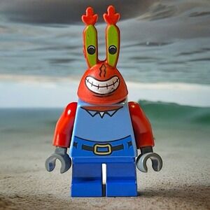 LEGO Minifigure Mr. Krabs Large Grin SpongeBob SquarePants