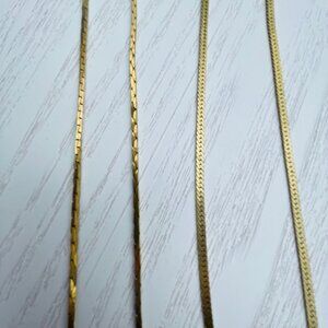 2x Serpent Link Necklaces