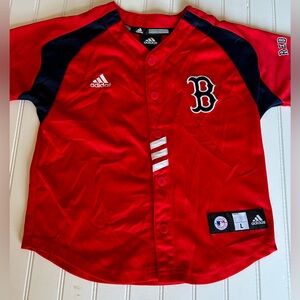 ADIDAS MLB BOSTON RED SOX jersey youth size 7 “PEDROIA”