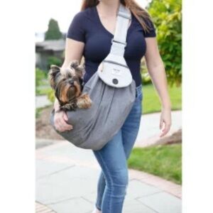 Top Paw for the love of Dogs Signature Pet Outdoor Crossbody Carrier