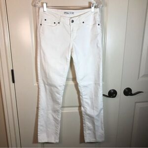 Prana women’s white denim jeans size 4/27 ankle length