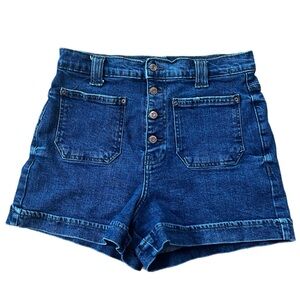 Kensie High Rise Denim Shorts 4/27