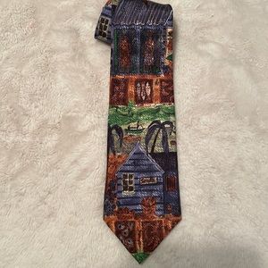 Ermenegildo Zegna vintage silk tie