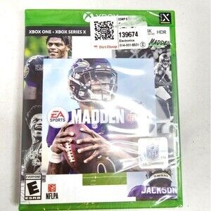 XBOX Madden NFL 21 Video Game, New In Plastic.