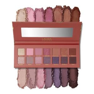🆕 NWT Laura Gellar The Casual Collection Berry & Blossom 14 Shade Palette