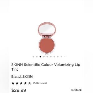 Brand New Skinn Scientific Colour Volumizing Lip Tint