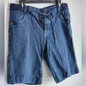 Bugle Boy For Her Denim Shorts Pockets Zip & Button Closure Sz L