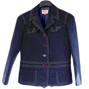 MARC JACOBS - LOOK - Black with White Polkadots Blazer