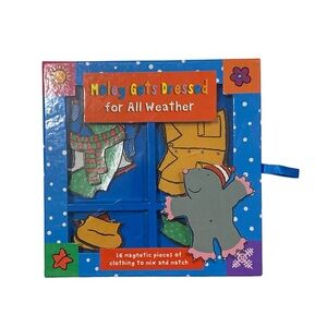 Moley Gets Dressed book & magnetic pieces