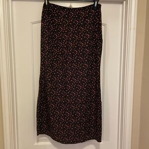 Maxi floral skirt