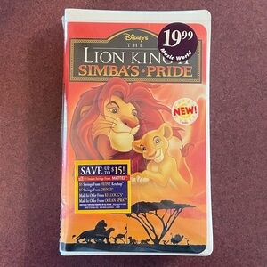 Lion KING ll 2 Simba’s Pride sealed VHS in clamshell case 1994