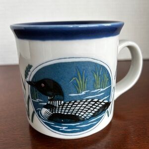 OTAGIRI Loon Duck Vintage Stoneware Mug