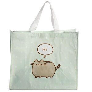 Pusheen Cat RPET Reusable Shopping Tote Bag Licensed UK Import NEW