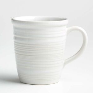 Crate & barrel farmhouse white mug