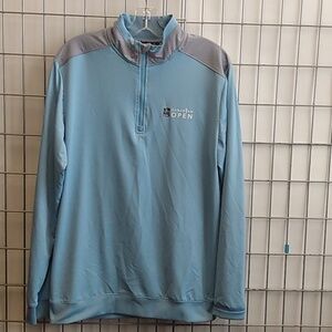 RBC CANADIAN OPEN Levelwear Men's Long Sleeve Shirt Medium Blue and Gray