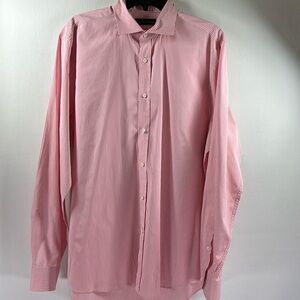 Ralph Lauren Black Label Pin Striped Button Down Long Sleeve Shirt