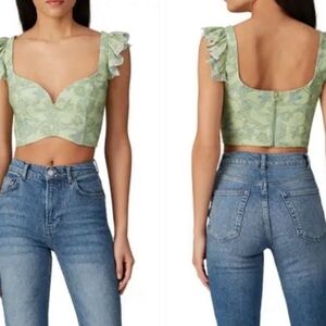 New AMUR Rafaela Crop Top Size XL