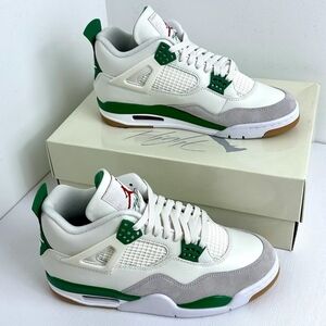 Air Jordan 4 retro basketball shoes "Pine Green"