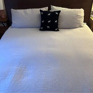 West Elm King Duvet & Shams