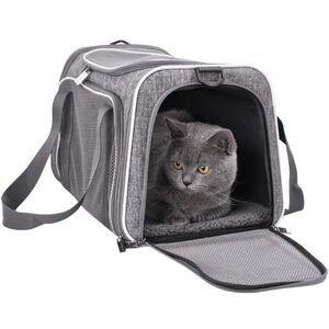 petisfam Top Load Cat Small Dog Airline Approved Collapsible Auto Easy Access