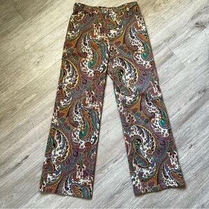 Vintage Y2K Marc Jacobs LOOK Boho Paisley High Rise Pants