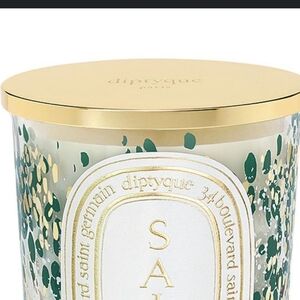 New Diptyque Paris embossed gold tone candle lid