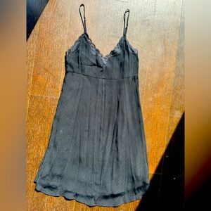 Aritzia Wilfred Free Black lace mini dress XXS