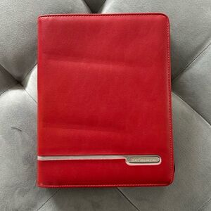 Dayrunner Zippered Planner Red