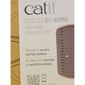 Catit Senses 2.0 Viral TikTok Wall Mounted Self-Groomer with Catnip for Cats