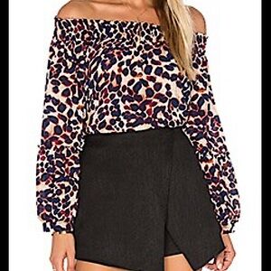 Misa Los Angeles Revolve Lubov off shoulder blouse