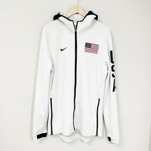 NIKE USA Hoodie Jacket Showtime Therma Flex Size Large Tall