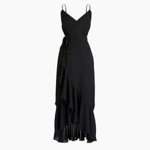 J Crew Faux Wrap Midi Dress