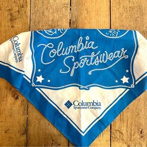 Columbia Sportswear Blue and White Bandanna