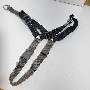 RC pets pace no  pull harness black grey size large
