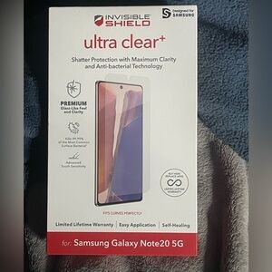 NIB invisible shield Ultra clear +screen protector for Samsung galaxy note 20 5G